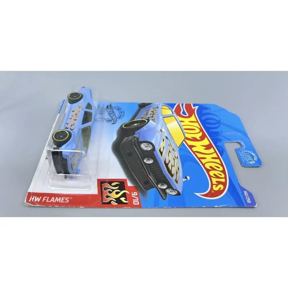 Hot Wheels Custom FORD Maverick Light Blue Kroger HW Flames 9/10 Diecast 1:64